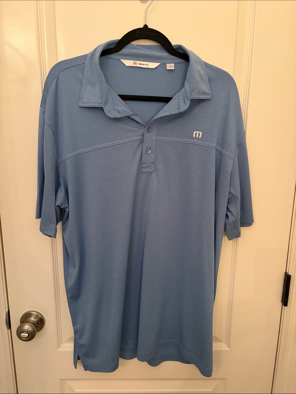 Travis Mathew Sky Blue Performance Polo